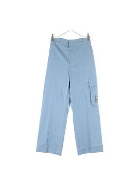 Louis Vuitton Cotton Cargo Pants LV Logo Chino Blue